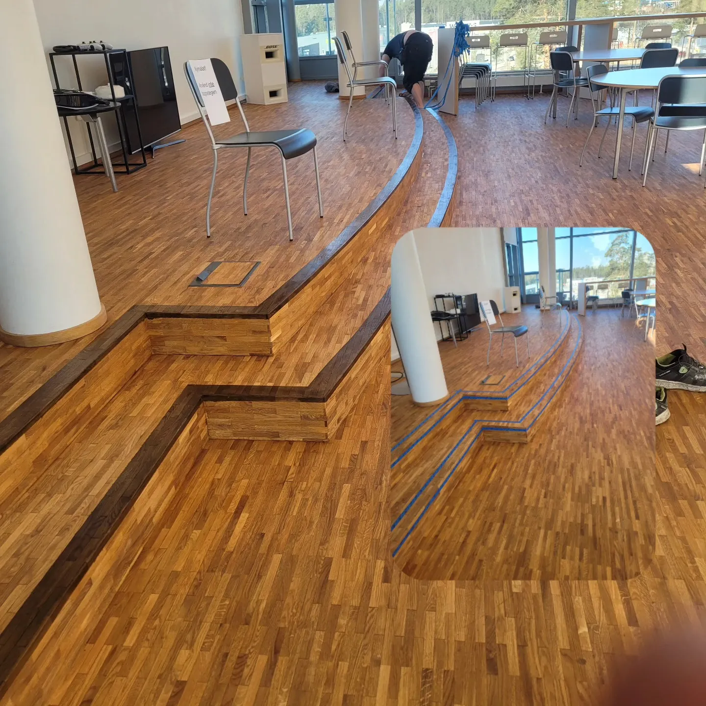 Slipat trägolv av Finagolv